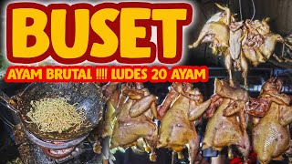 SADIS  20 SAMPE 25 AYAM ABIS CUMA 7 JAM DOANG MAGELANGAN PORSI BRUTAL  BAKMI PRIHATIN YK [upl. by Atnahc]