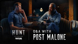 QampA with Post Malone  HuntPartner  Hunt Showdown 1896 [upl. by Morville]