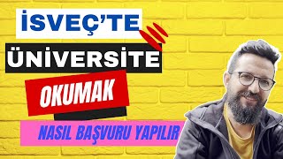 İsveçte Üniversite Okumak ve Yüksek Lisans Yapmak İçin Şartlar [upl. by Hourihan277]