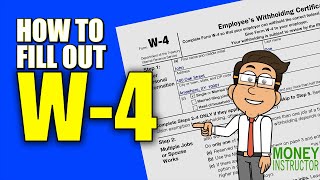 How to Fill Out an IRS W4 Form  Money Instructor [upl. by Yevi]