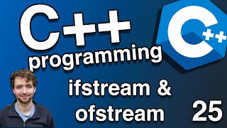 Reading and Writing to Files ifstream and ofstream  C Tutorial 25 [upl. by Jessie]