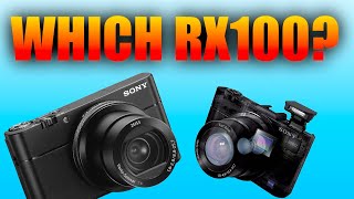 All Sony RX100 Compact Cameras COMPARED [upl. by Leinnad]