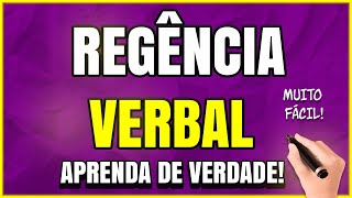 O que é REGÊNCIA VERBAL Aula com EXEMPLOS e EXERCÍCIO [upl. by Darlene]