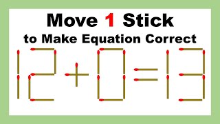 【12＋0＝13】 Move 1 Stick Challenge 190 [upl. by Rebba]