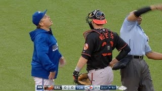 BALTOR Warnings lead to three Blue Jays ejections [upl. by Yrgoerg619]