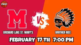 Full Court PreP  Orchard Lake St Marys vs Brother Rice  Full Livestream [upl. by Sumerlin]