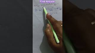 Nice Olympiad Question  Solve Easily  maths mathstricks ytshorts olympiad exam [upl. by Vershen]