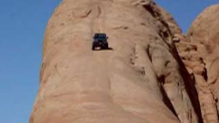 Driving down the Lions Back Moab Utah [upl. by Adnwahsor]