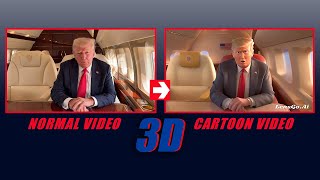 Convert any VIDEO into 3D CARTOONS video  lensgoAi FREE AI Videos [upl. by Etiuqal]