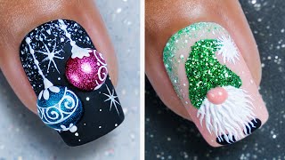 New Christmas Nail Art Ideas 2023  Best Compilation For Short Nails [upl. by Abehsile467]