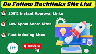 Do Follow Backlinks Site List 2024  Instant Approval Backlinks Seosmartkey [upl. by Nanon]