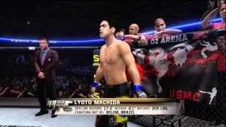 UFC Undisputed 3 Ranked Match Live Commentary quotSugarquot Rashad Evans vs Lyoto quotThe Dragonquot Machida [upl. by Akkina]