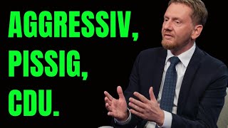 WahlkampfDesaster bei Maischberger Kretschmer erschreckend dünnhäutig [upl. by Deryl]