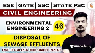 600 PM  ENVIRONMENTAL ENGG 2  DISPOSAL OF SEWAGE EFFLUENTS  Civil Engg by Sandeep Jyani Sir [upl. by Turley]