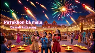 Patakhon Ka Mela kid song  Diwali Patakhan Ke Mela kids rhyme  poem song  bacchon ka patakha song [upl. by Yniatirb]