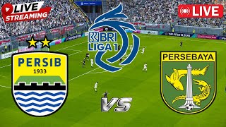 🔴LIVE  PERSIB VS PERSEBAYA  BRI LIGA 1 BIG MATCH  PERTANDINGAN HARI INI SIMULATIONREACTION [upl. by Sholes]