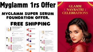 myglamm super serum foundation offer🥳 myglamm loot offer today [upl. by Alathia]