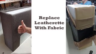 Leatherette sofa Repair and transform a worn out leatherette sofa into a brand new one [upl. by Edniya708]