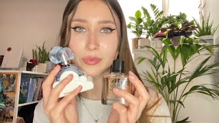 asmr  my perfume collection glass tapping amp scratching [upl. by Oir]