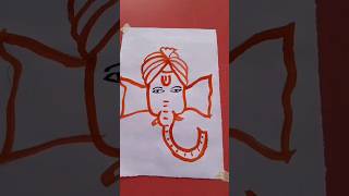 Jai Jai Jai ganpati art tranding trandingshorts trending trendingshorts trend ganesh shorts [upl. by Kcirnek]