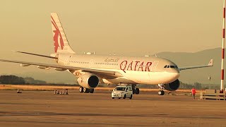 Qatar Airways Inaugural Flight to Pisa Italy [upl. by Kast]