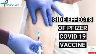 Side effects of the Pfizer COVID19 vaccine [upl. by Ellohcin]