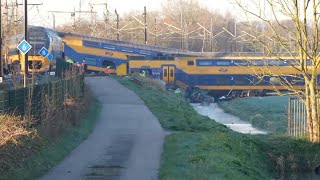 Emergency workers at train crash site in Netherlands [upl. by Egamlat422]