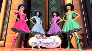 quotBarbie y Las Tres Mosqueterasquot  quotTodas Para Unaquot Video Musical HD Español de España [upl. by Airreis]