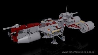 LEGO® Set 7964  Republic Frigate Star Wars [upl. by Ednyl913]