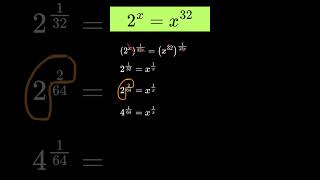 M087 Can You Solve this Exponential Equation math education [upl. by Nylireg333]