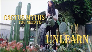 🌵Common Myths About Growing Cacti and the Truths You Need to Know About Sun Water amp Soil [upl. by Anivel735]