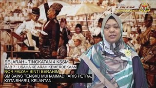 SEJARAH  TINGKATAN 4 KSSM  BAB 7 USAHA KE ARAH KEMERDEKAAN [upl. by Batholomew121]