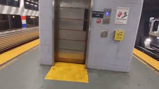 Otis hydraulic MTA Long Island Railroad tracks 1314 elevator at Penn Station Manhattan NY [upl. by Reiser]