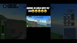 Landing in lukla with 747 scaairplanecrashes planecrash aircrashinvestigation [upl. by Stedmann639]