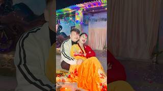 RATO RATO SARI MA 🥰 nypolee nypoleecouple tihar [upl. by Dreher]