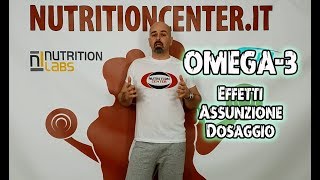 Integratori di OMEGA3 a cosa servono Assunzione e Benefici  NutritionCenterit [upl. by Petromilli]