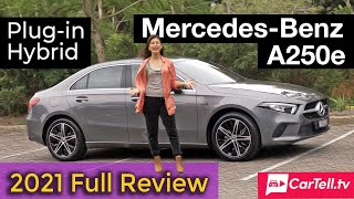 2021 Mercedes Benz A250e review  Australia [upl. by Eniamraj]