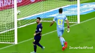 Inverted Foot Rightfoot Lionel Messi Ultimate Dribbling and skills  Destroying opponents 2017 [upl. by Kaiulani]