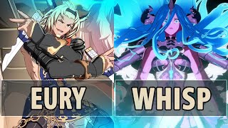 GBVSR🔥Eury Lowain Vs Whisp Versusia🔥 High Level Gameplay [upl. by Sharity]