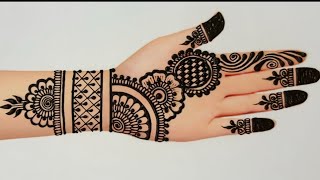 Easy Simple Mehndi ka Design latest Stylish Mehndi ki digain very easy simple Mehndi DesignMehndi [upl. by Arimat269]