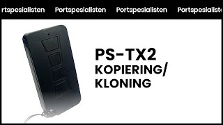 Hvordan klonekopiere med fjernkontroll PSTX2 [upl. by Balf]