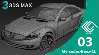 Car Modeling in 3DS Max Part 03 [upl. by Shulock]