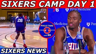 Guerschon Yabusele EMERGES  Tyrese Maxey Is TAKING OVER  Sixers Training Camp Day 1 [upl. by Viridi399]