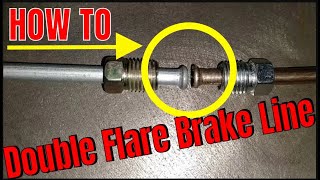 How to double flare brake lines [upl. by Audsley]