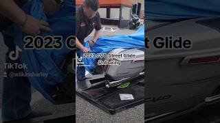 2023 CVO Street Glide Unboxing unboxing cvo cvostreetglide harleydavidson newbikeday bikelife [upl. by Tirzah959]