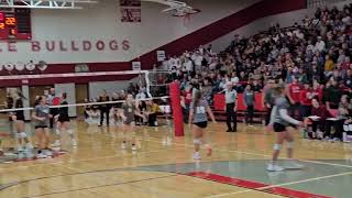 MaplewoodCochranton Volleyball Highlights [upl. by Alfreda878]