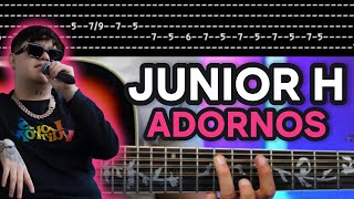 👉¡ADORNOS estilo JUNIOR H Tutorial de Requinto🎸 [upl. by Anadroj]