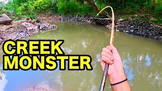 70 LB MONSTER in a TINY CREEK INSANE [upl. by Gronseth]