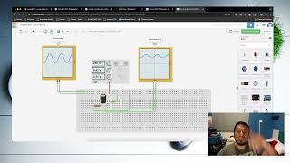 Circuito RLC  realizado en Tinkercad [upl. by Otsuaf]