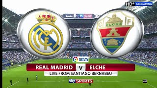 La Liga 23 09 2014 Real Madrid vs Elche  HD  Full Match  1ST  English Commentary [upl. by Robena]